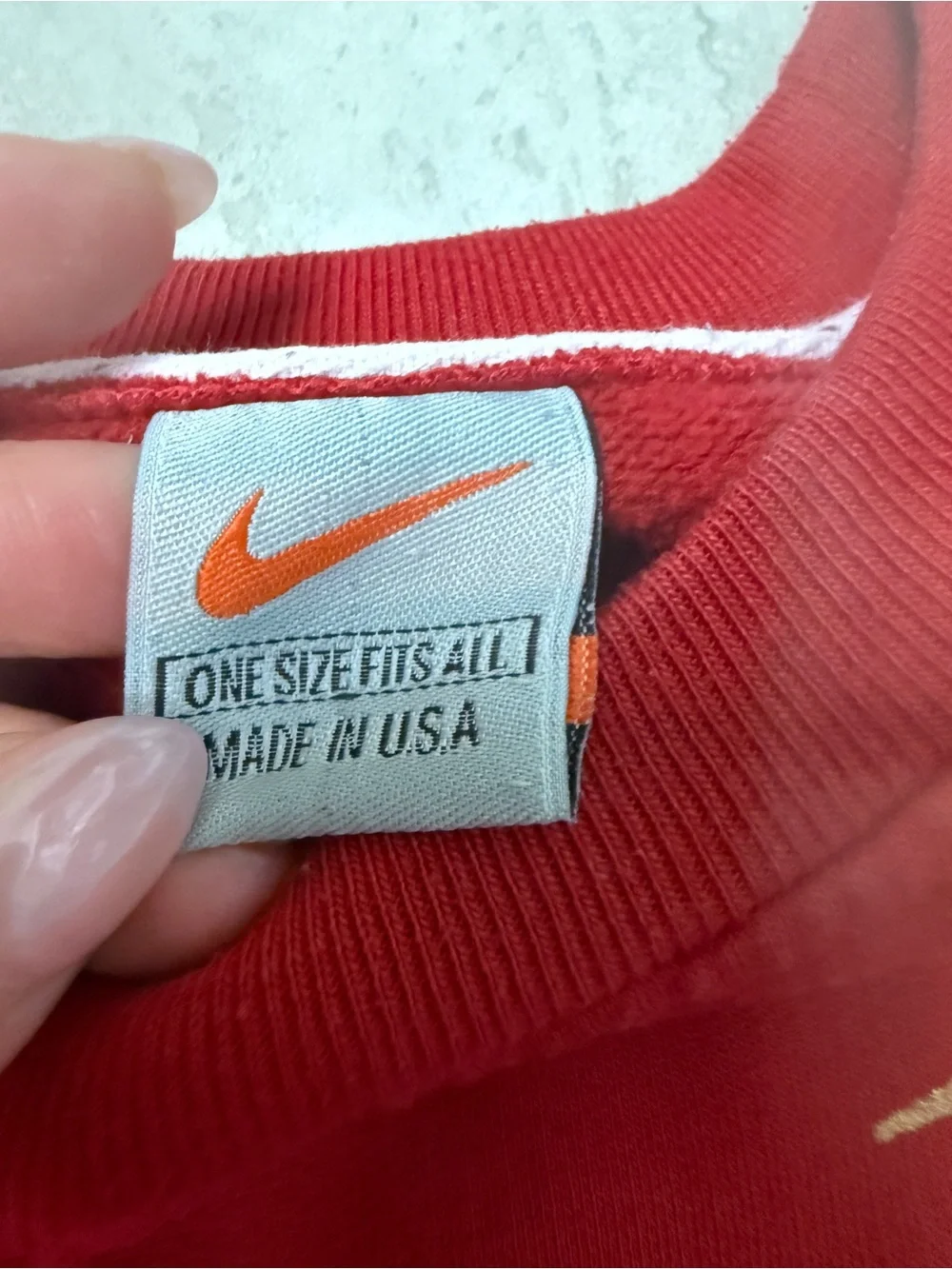 Vintage 90's Nike Crewneck sweatshirt all over Nike print